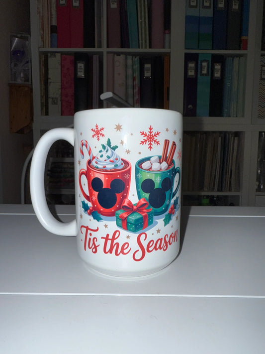 15 oz ‘Tis the Season Ceramic Mug - The Redheaded StoryKeeper