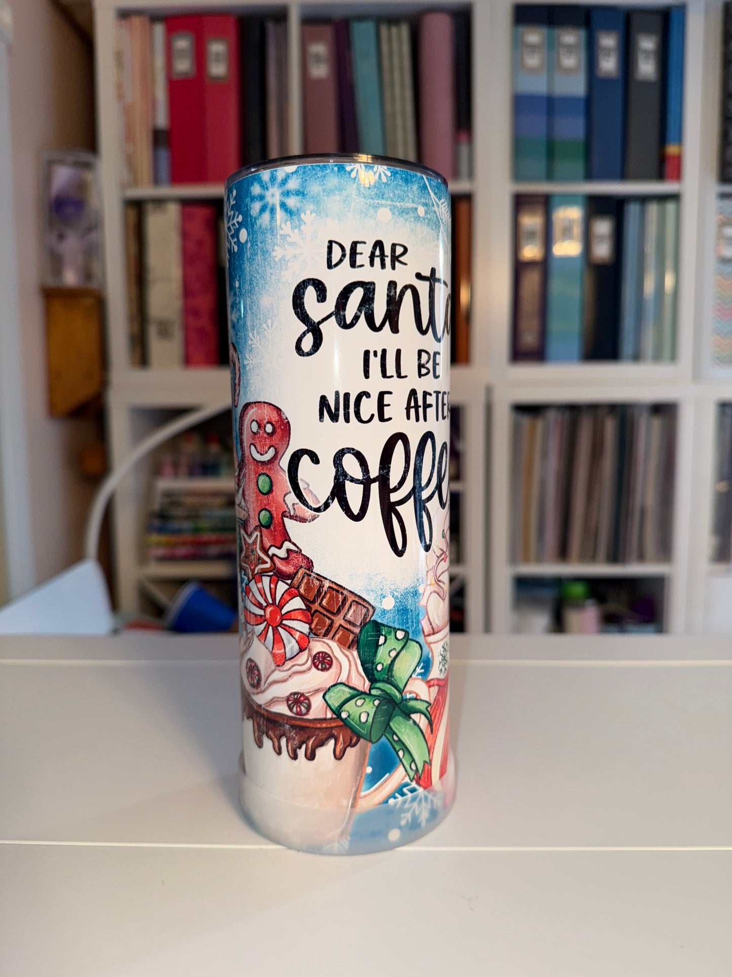 20 oz Dear Santa Tumbler - The Redheaded StoryKeeper
