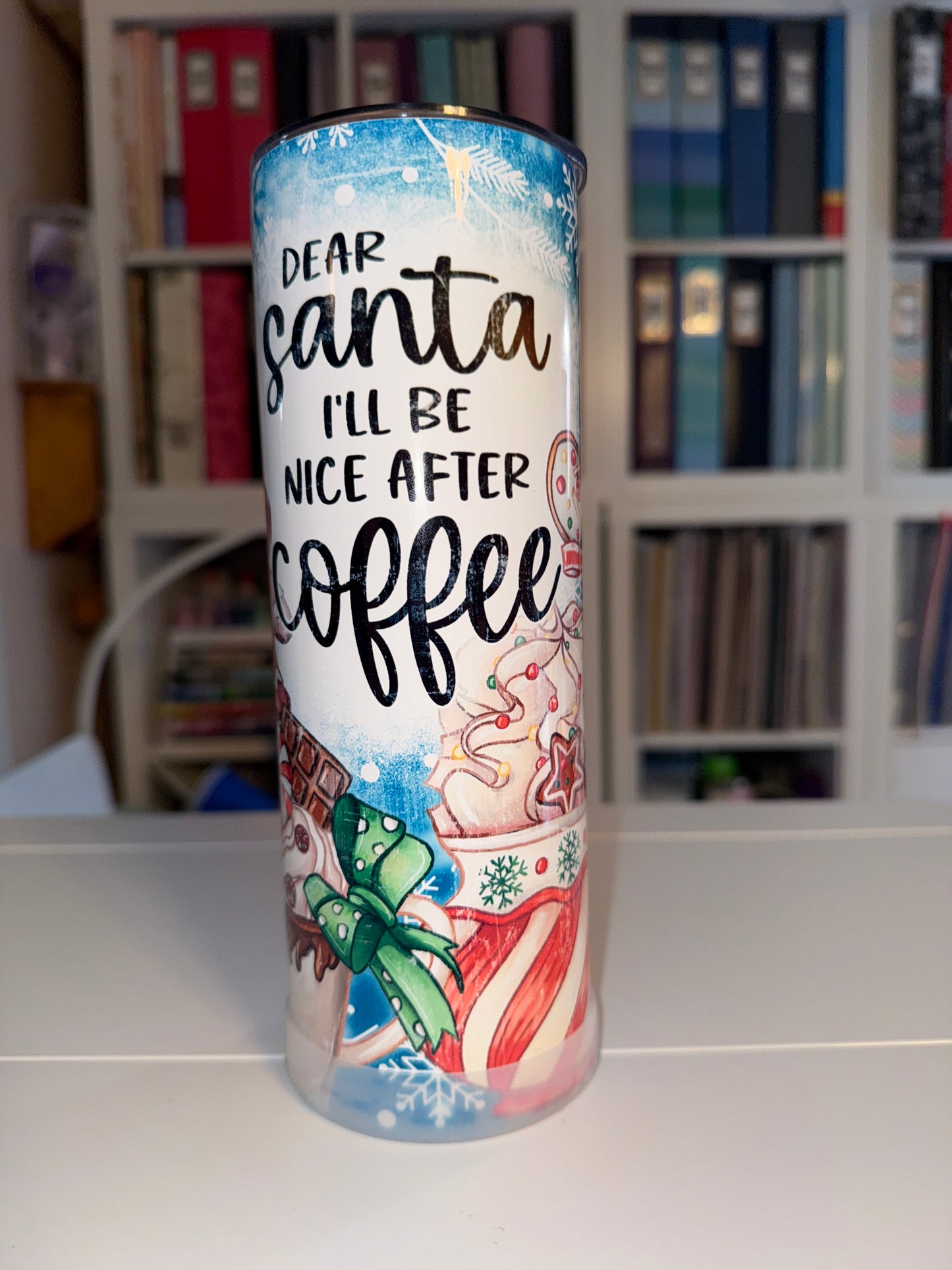 20 oz Dear Santa Tumbler - The Redheaded StoryKeeper