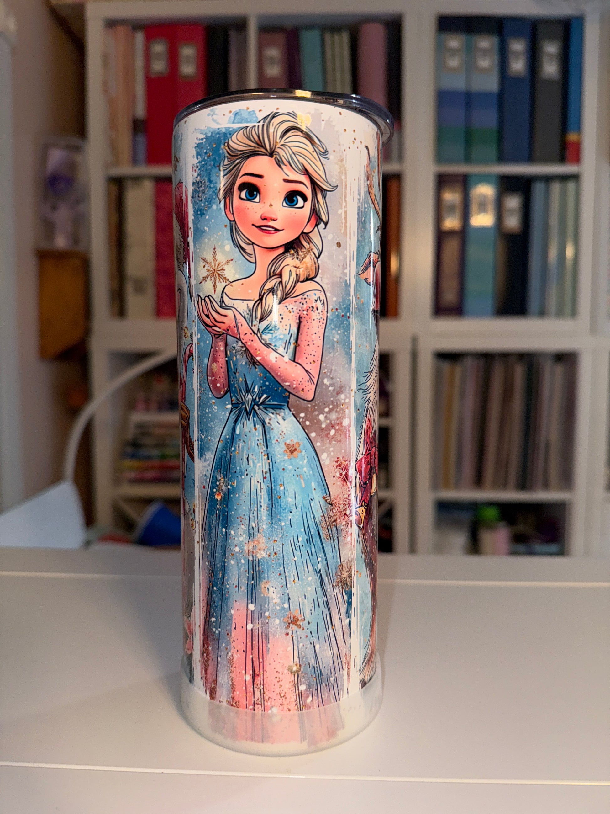 20 oz Frozen Christmas Tumbler - The Redheaded StoryKeeper