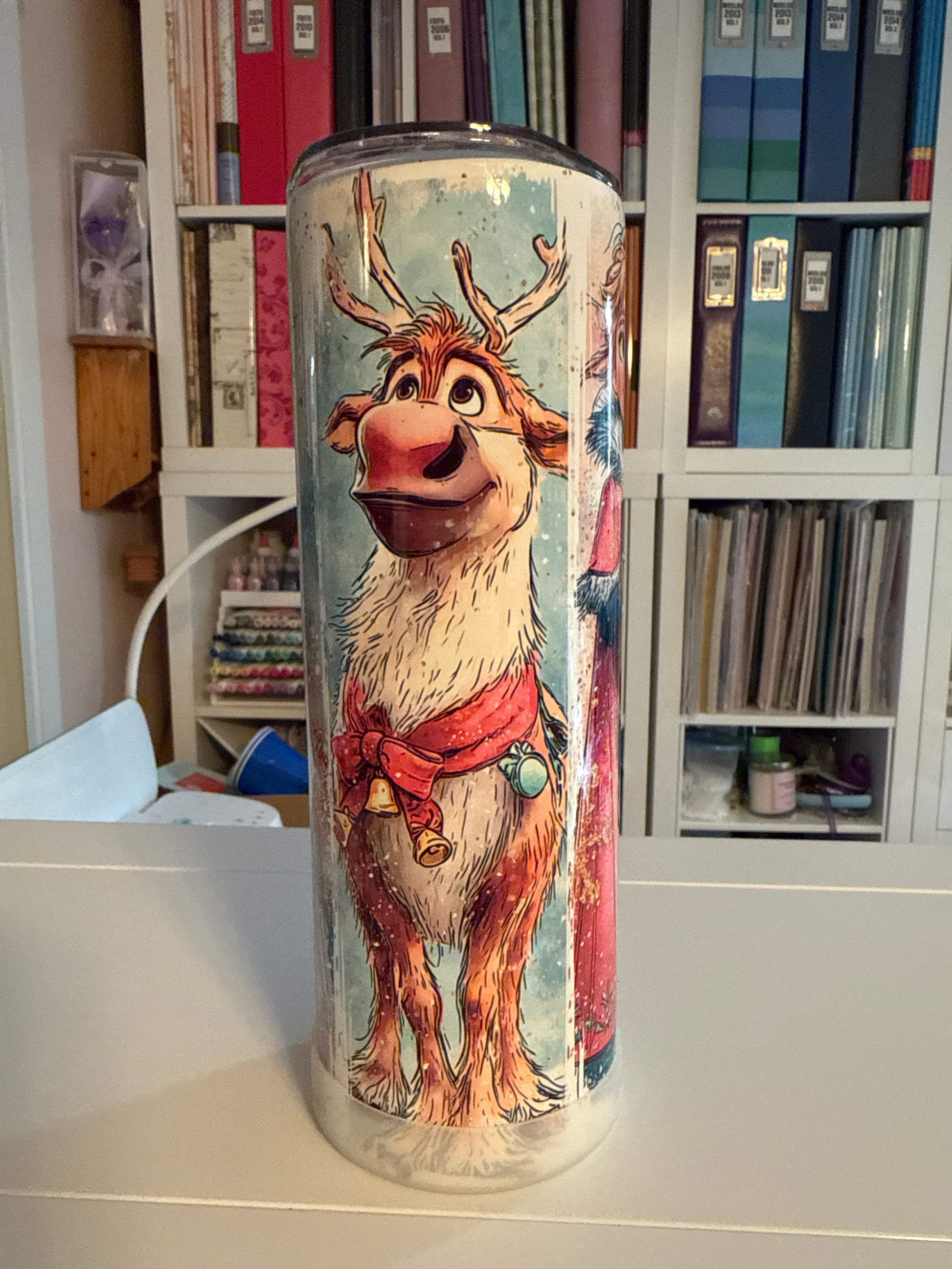 20 oz Frozen Christmas Tumbler - The Redheaded StoryKeeper