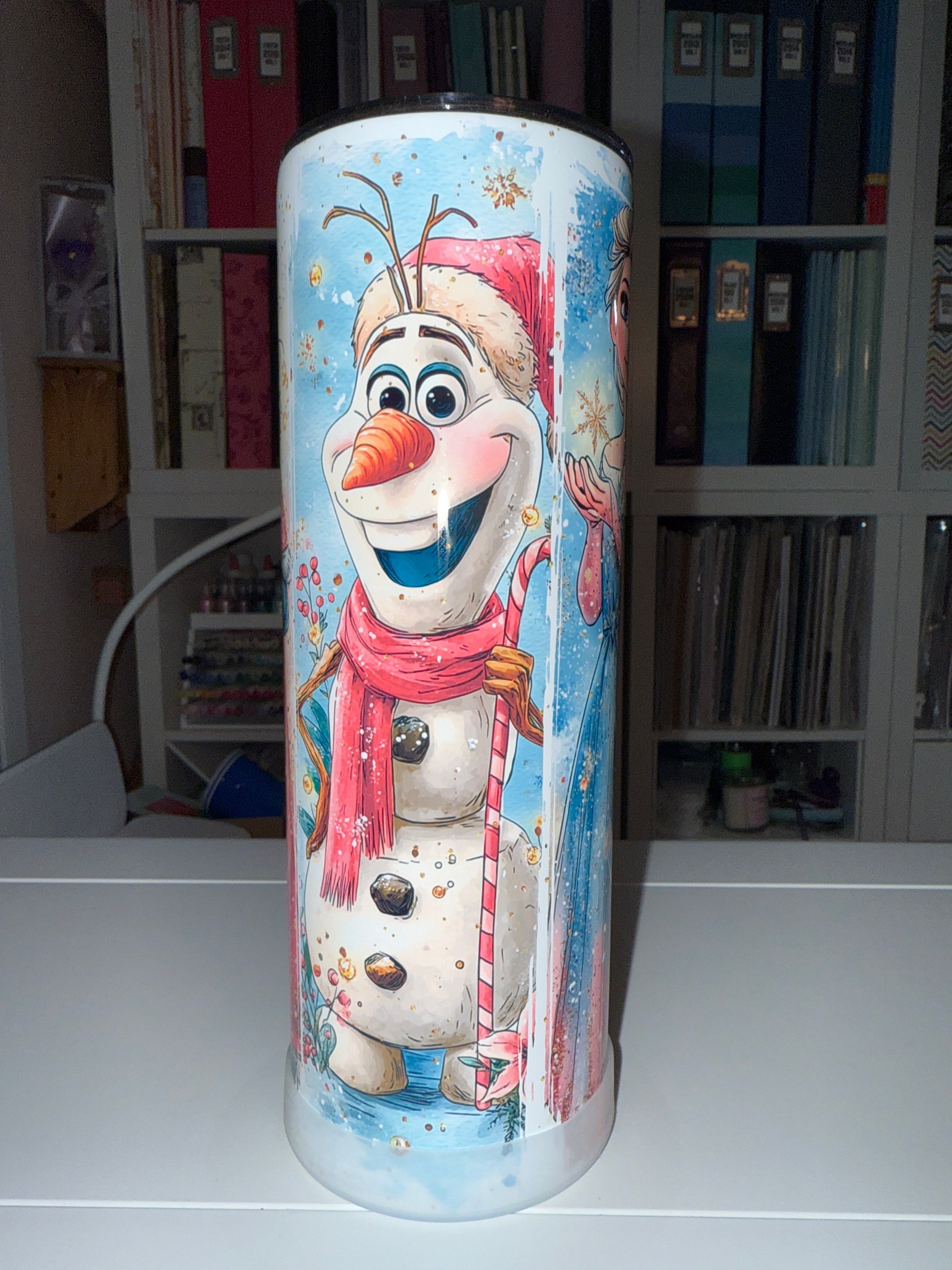 20 oz Frozen Christmas Tumbler - The Redheaded StoryKeeper