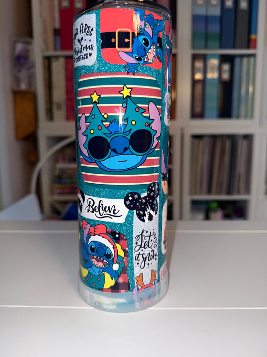 20 oz Stitch Christmas 2 Tumbler - The Redheaded StoryKeeper