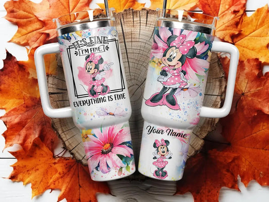 40 oz Minnie Tumbler - The Redheaded StoryKeeper